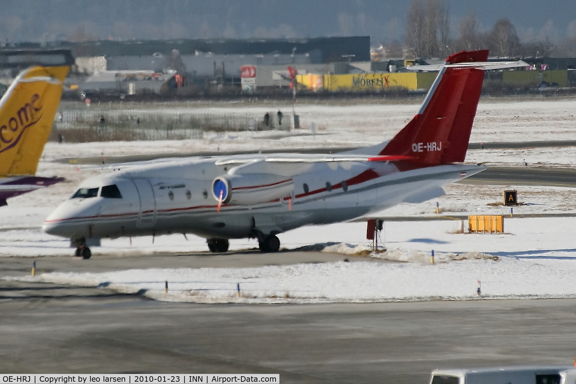 OE-HRJ, 2003 Dornier 328-310 C/N 3206, Innsbruck 23.1.2010