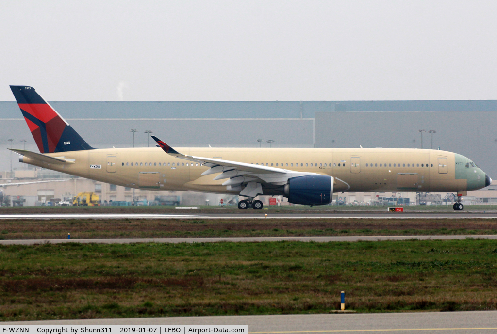 F-WZNN, 2019 Airbus A350-941 C/N 277, C/n 0277 - For Delta Airlines