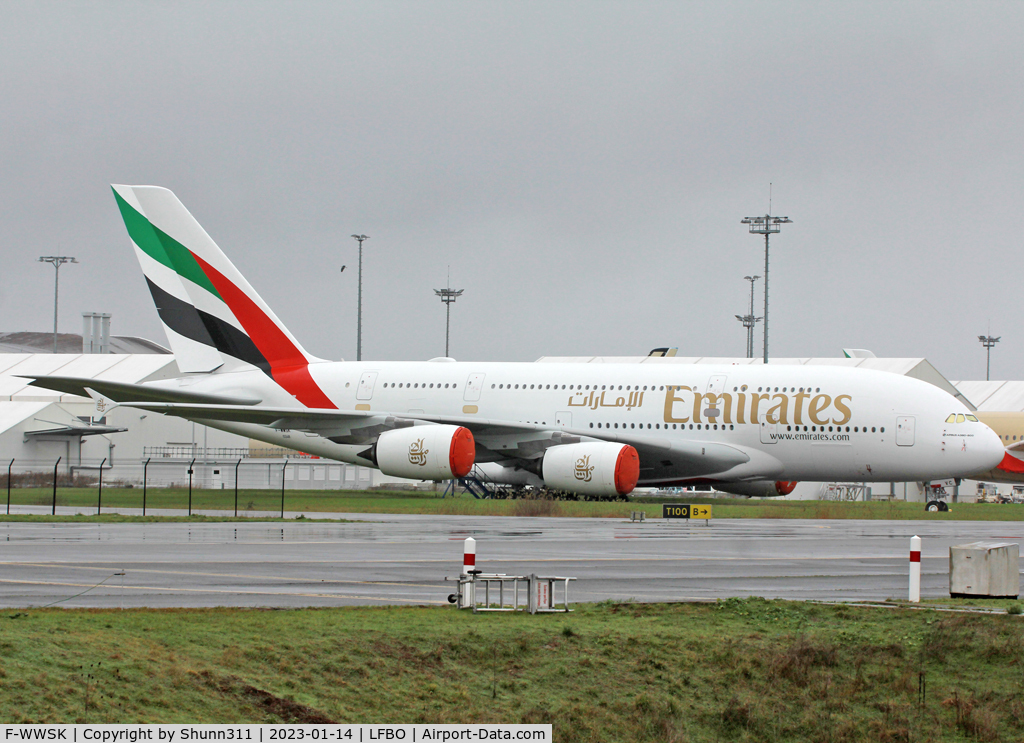 F-WWSK, 2018 Airbus A380-842 C/N 248, C/n 248 - To be A6-EVC