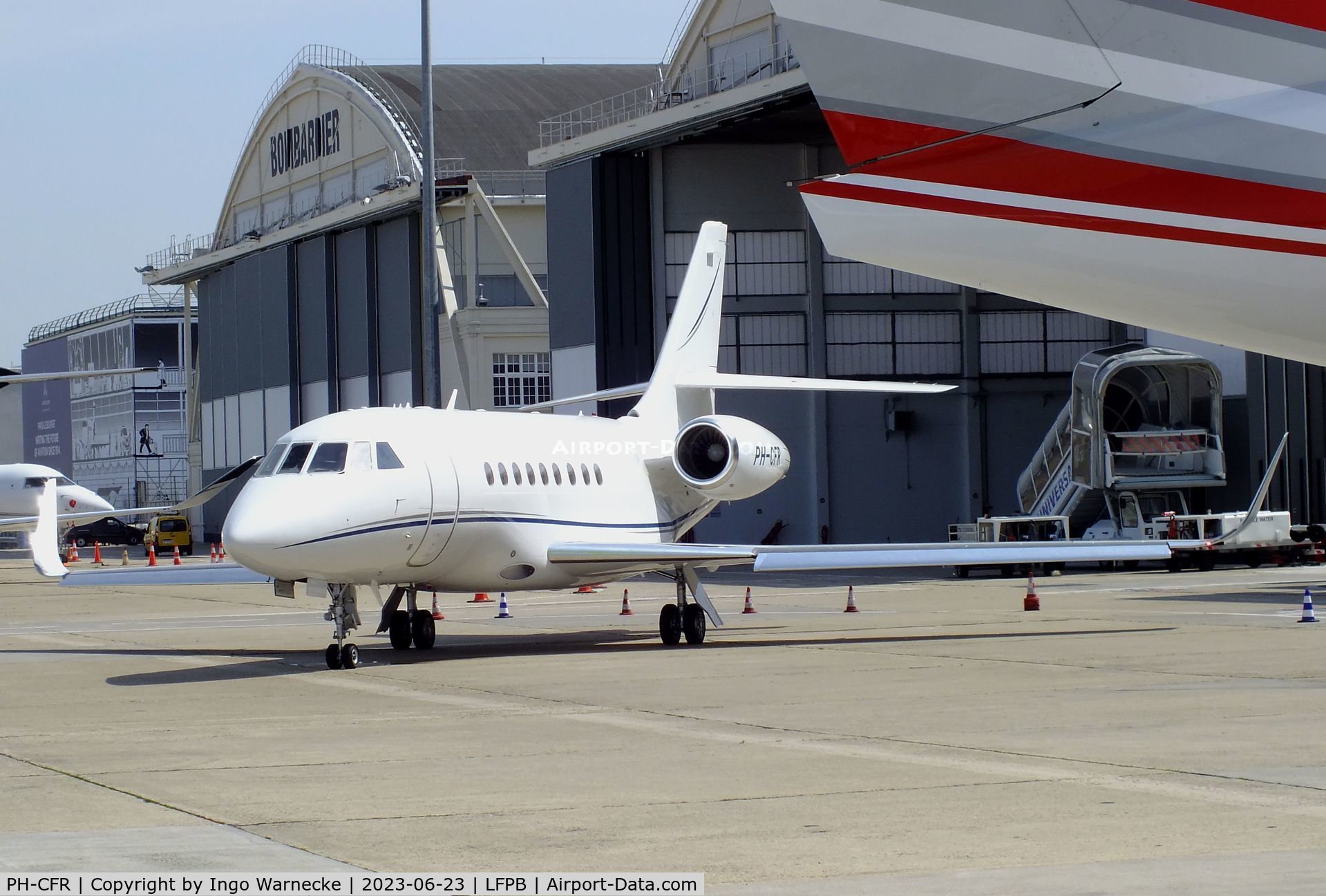 PH-CFR, Dassault Falcon 2000EX C/N 392, Dassault Falcon 2000LXS at Paris/Le-Bourget airport during 2023 Paris Aerosalon