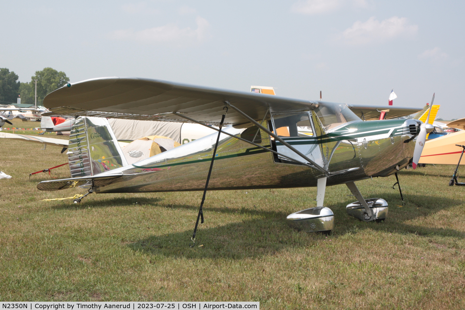 N2350N, 1947 Cessna 140 C/N 12596, 1947 Cessna 140, c/n: 12596. AirVenture 2023