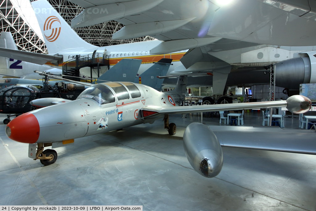 24, 1958 Morane-Saulnier MS-760 Paris IR C/N 24, Preserved