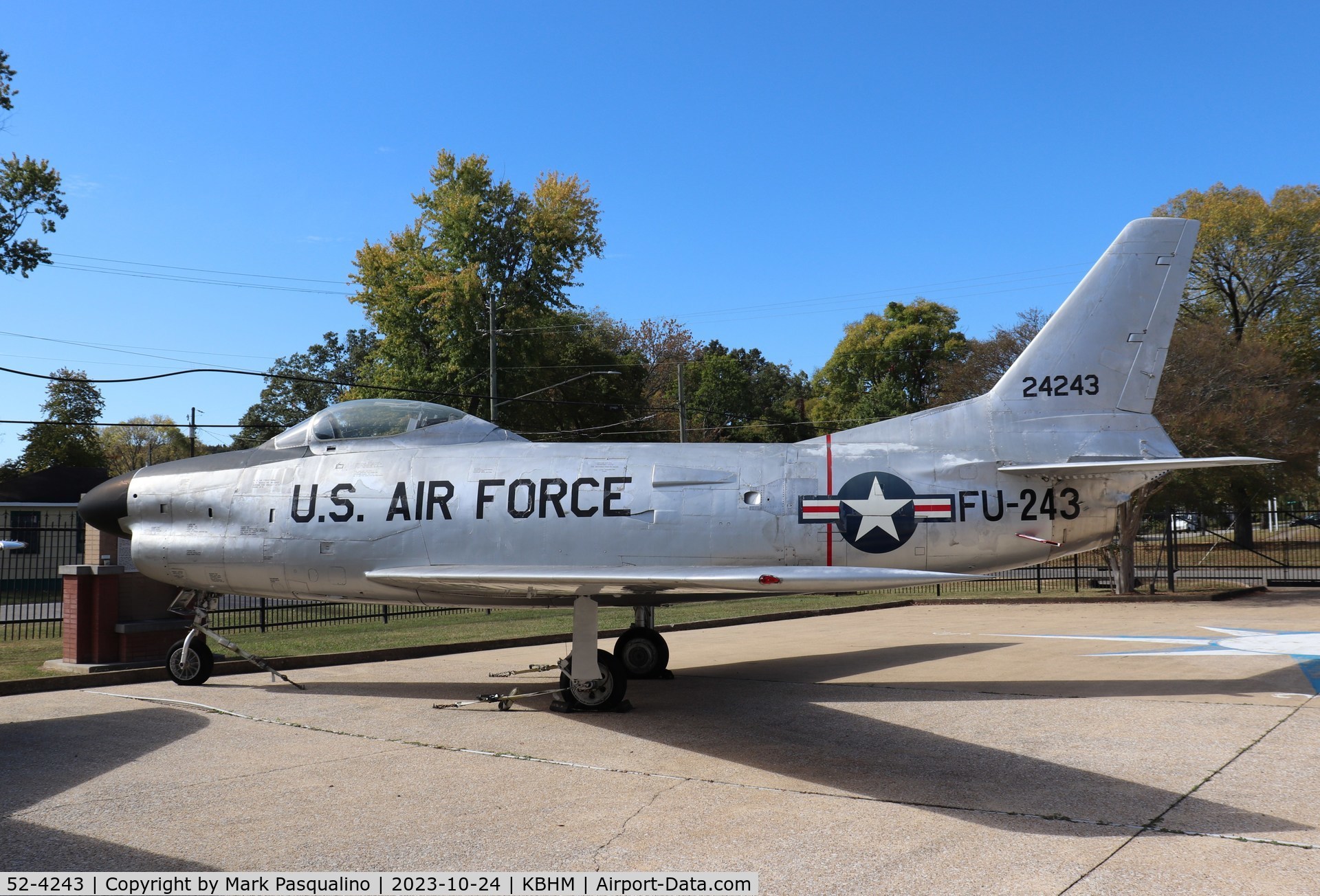 52-4243, 1952 North American F-86L Sabre C/N 190-646, North American F-86L