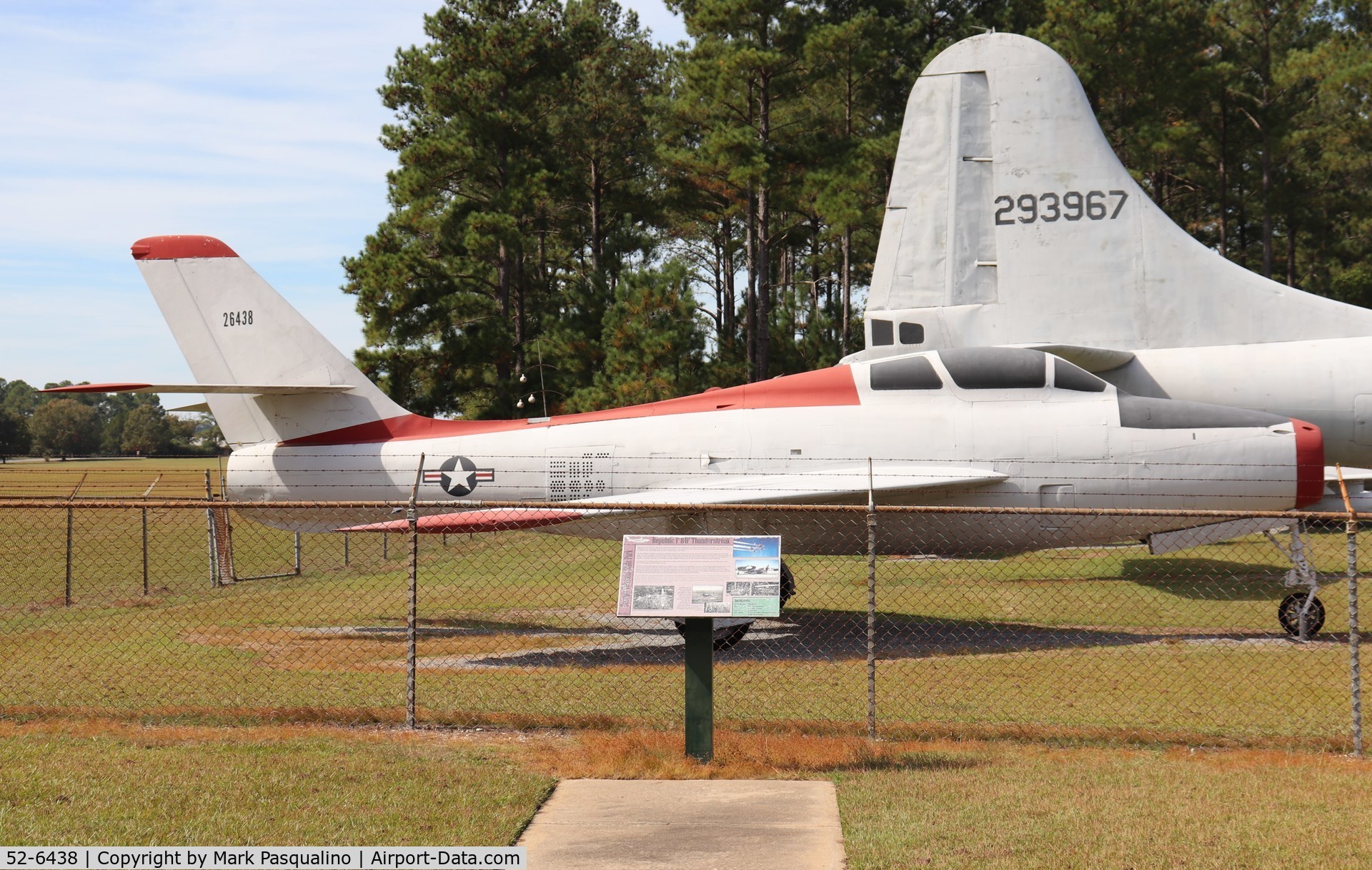 52-6438, 1952 Republic F-84F Thunderstreak C/N Not found 52-6438, Republic F-84F Thunderstreak