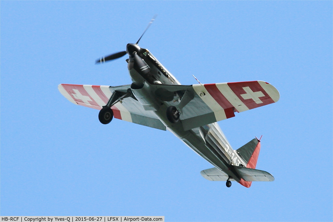 HB-RCF, 1942 Morane-Saulnier D-3801 (MS-412) C/N 194, Morane-Saulnier D-3801, On final rwy 29, Luxeuil-Saint Sauveur Air Base 116 (LFSX)