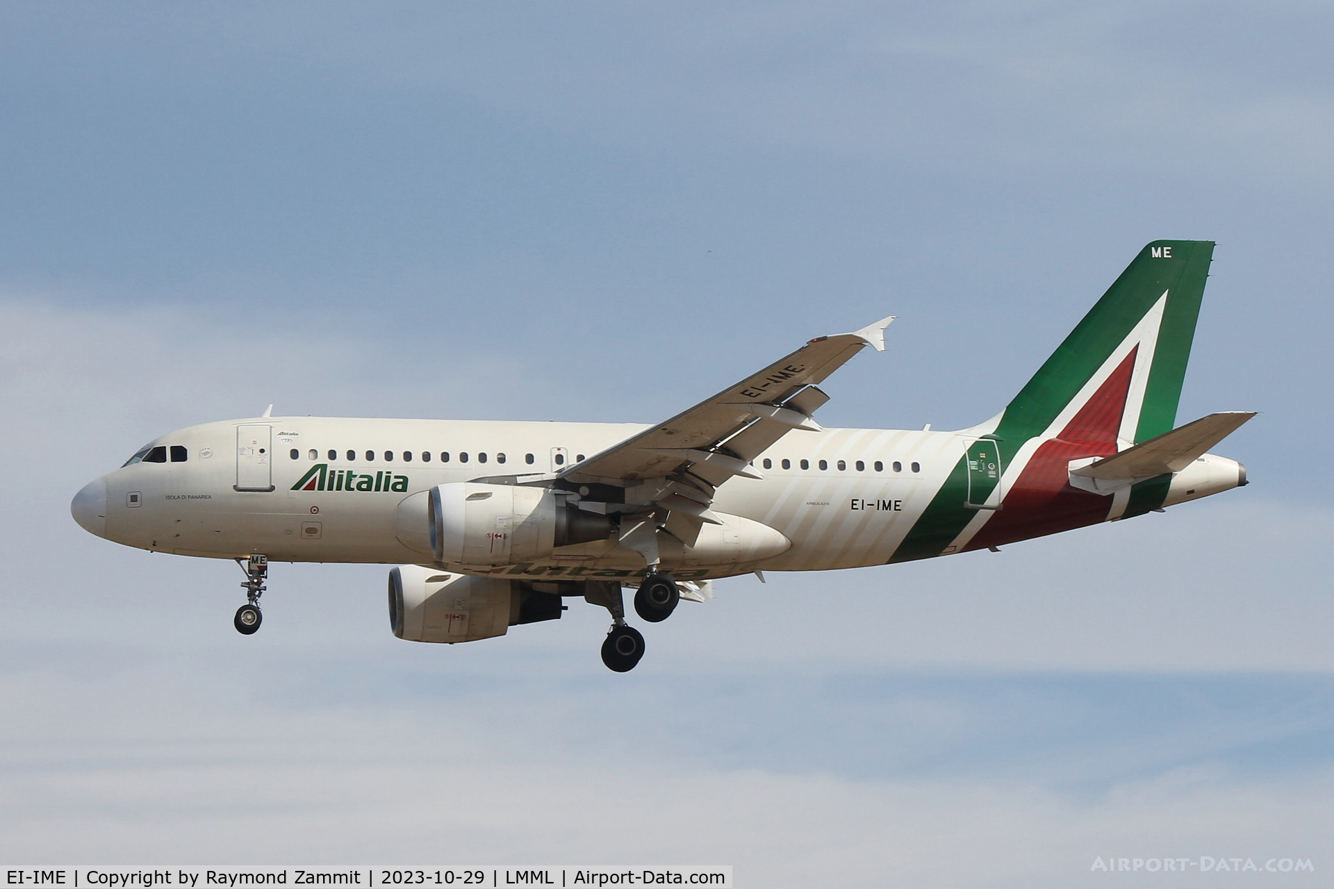 EI-IME, 2002 Airbus A319-112 C/N 1740, A319 EI-IME of ITA still in Alitalia colors