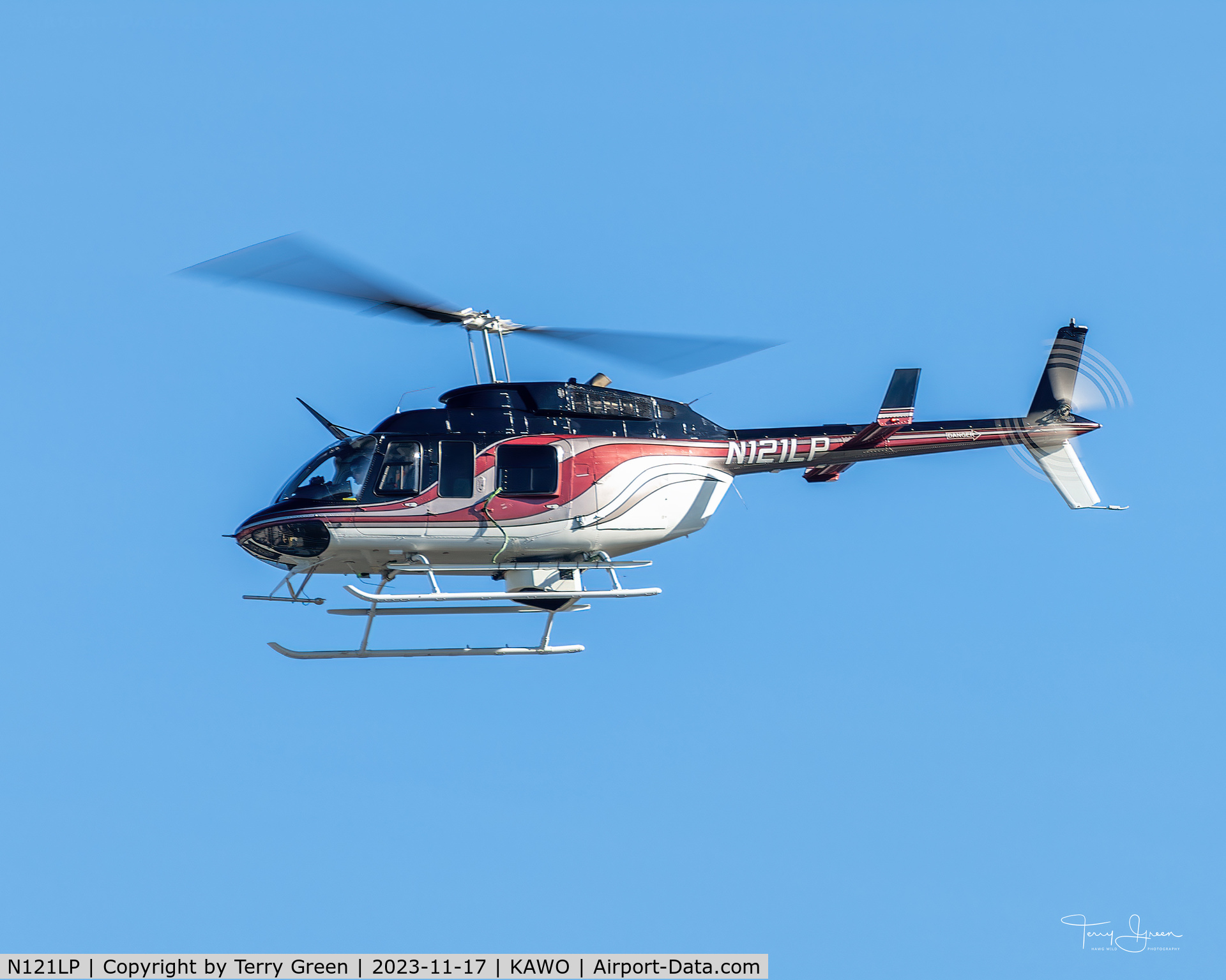 N121LP, 1996 Bell 206L-4 LongRanger IV LongRanger C/N 52177, KAWO