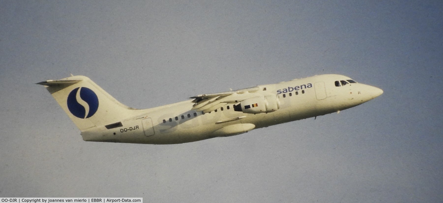 OO-DJR, 1996 British Aerospace Avro 146-RJ85 C/N E.2290, Slide scan