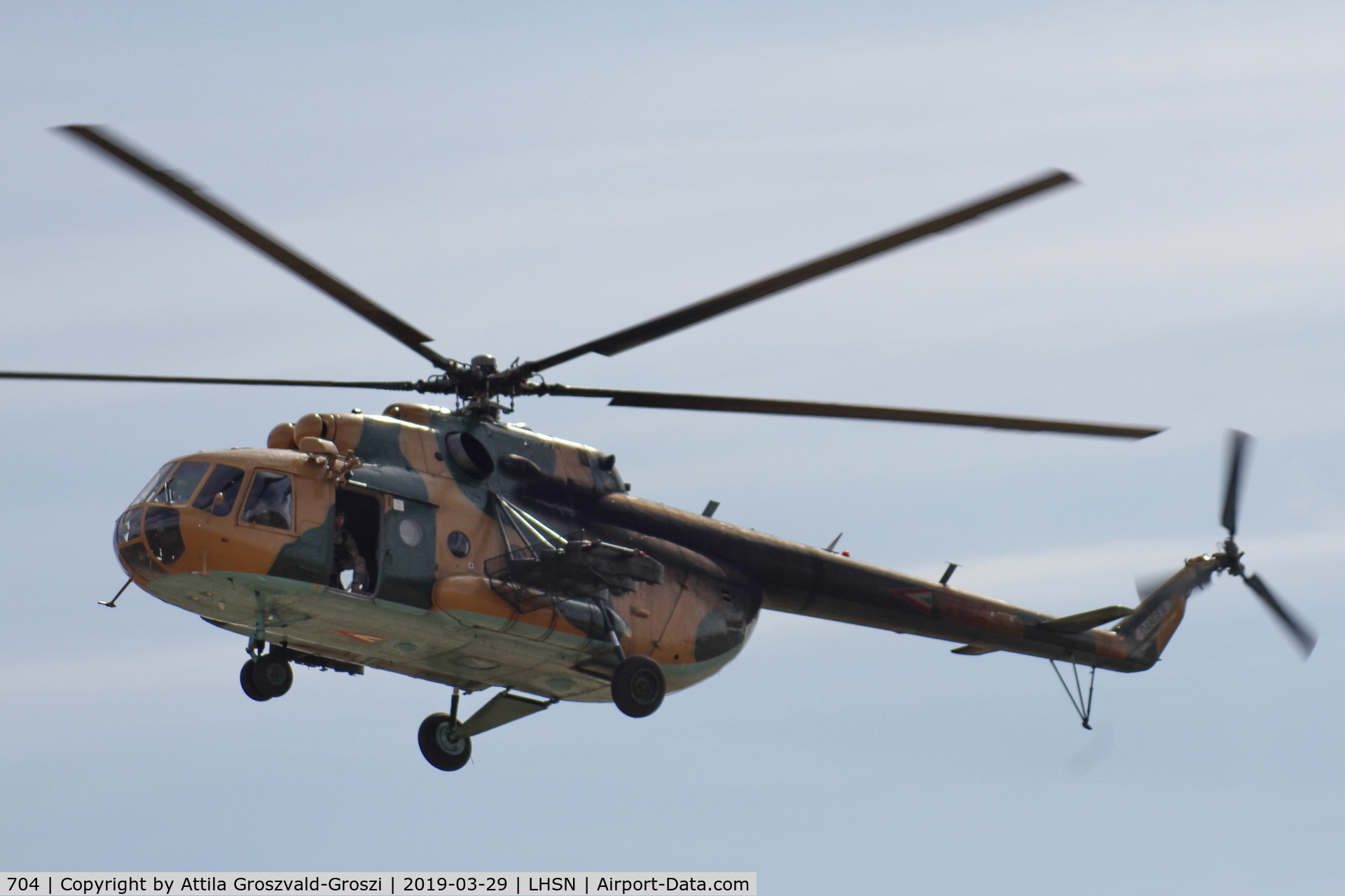 704, 1987 Mil Mi-17 Hip C/N 104M04, LHSN - Szolnok Air Base Hungary