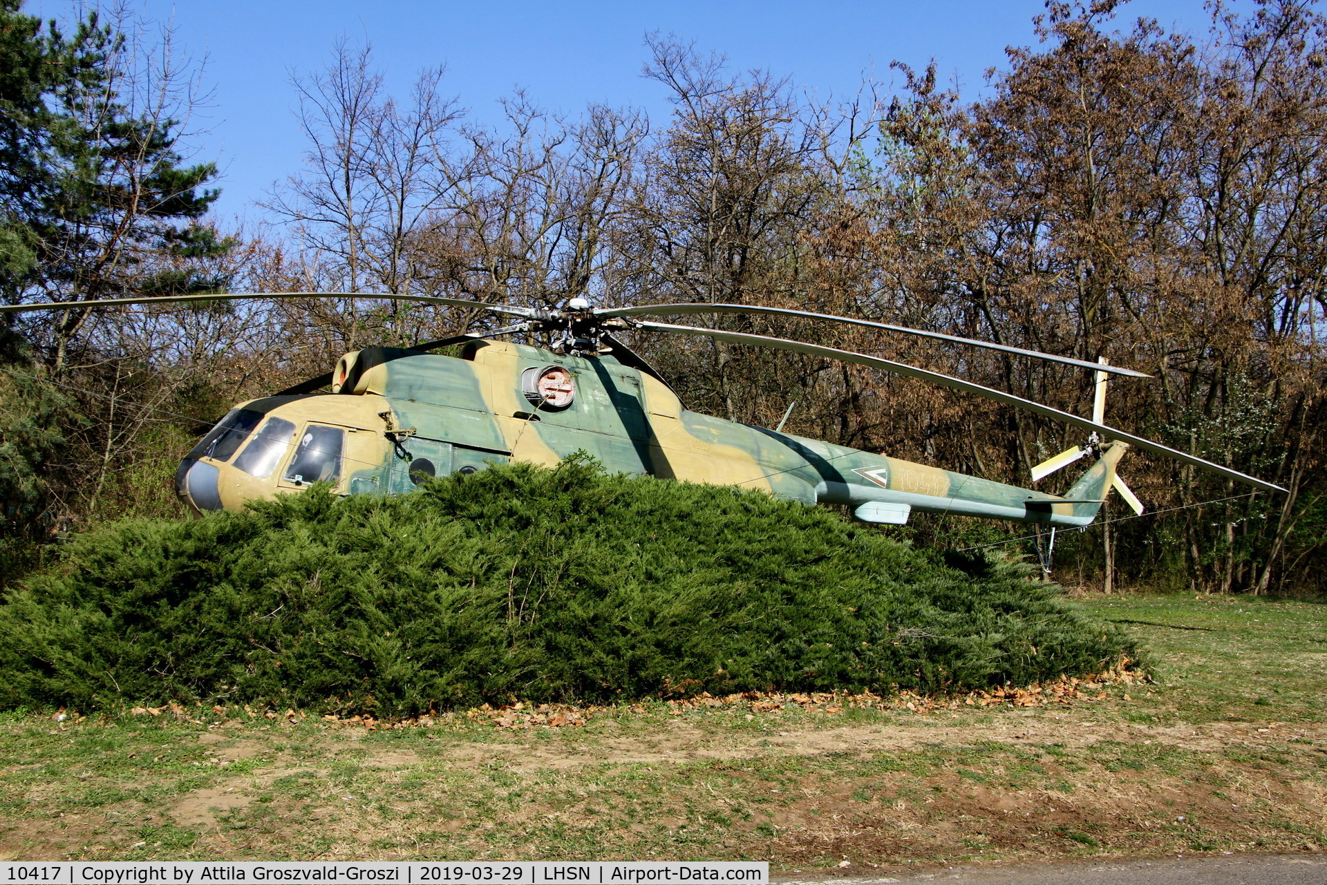 10417, 1972 Mil Mi-8T Hip C/N 10417, LHSN - Szolnok Air Base Hungary