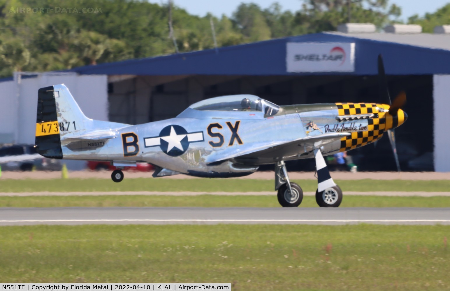 N551TF, 1944 North American TF-51D Mustang C/N 122-31199, Double Trouble Two zx