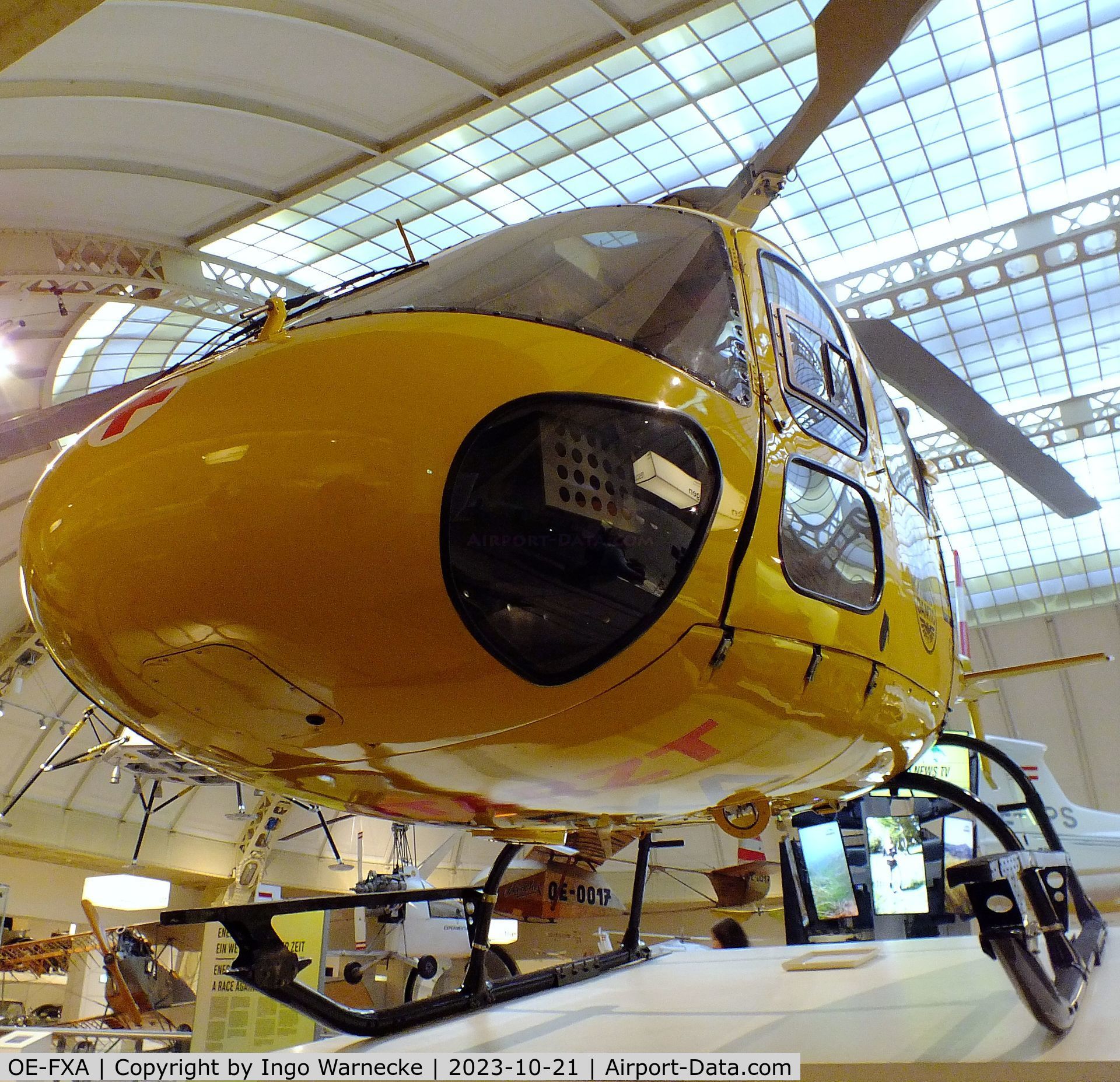 OE-FXA, Aerospatiale AS.355F-1 Ecureuil 2 C/N 5056, Aerospatiale AS.355F-1 Ecureuil 2 at the Technisches Museum Wien (Vienna Technical Museum)