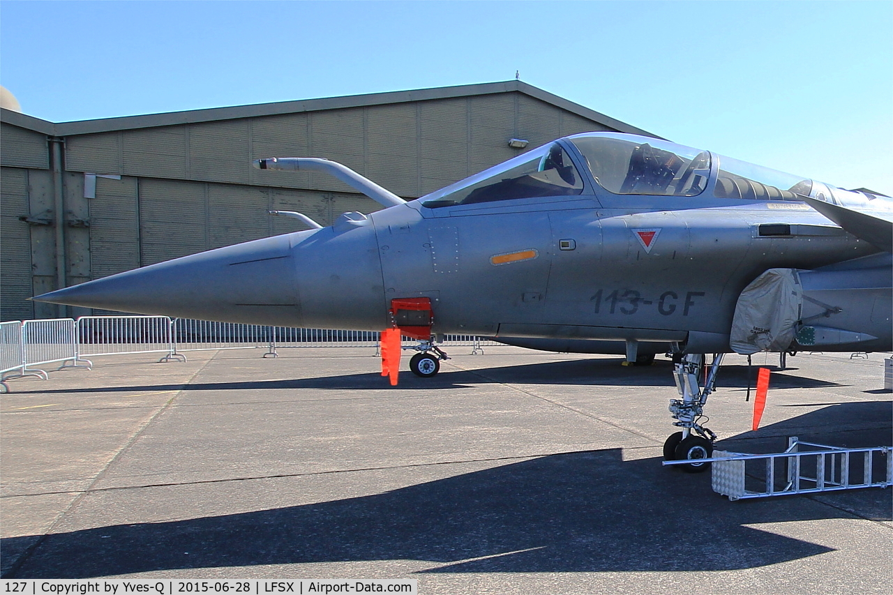127, Dassault Rafale C C/N 127, Dassault Rafale C (113-GF), Static display, Luxeuil-St Sauveur Air Base 116(LFSX