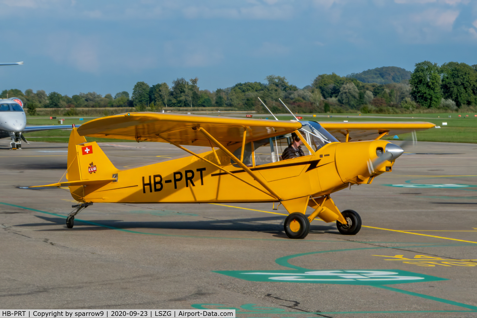 HB-PRT, 1953 Piper PA-18-150 Super Cub Super Cub C/N 18-3084, At Grenchen. Serial-number probably wrong.