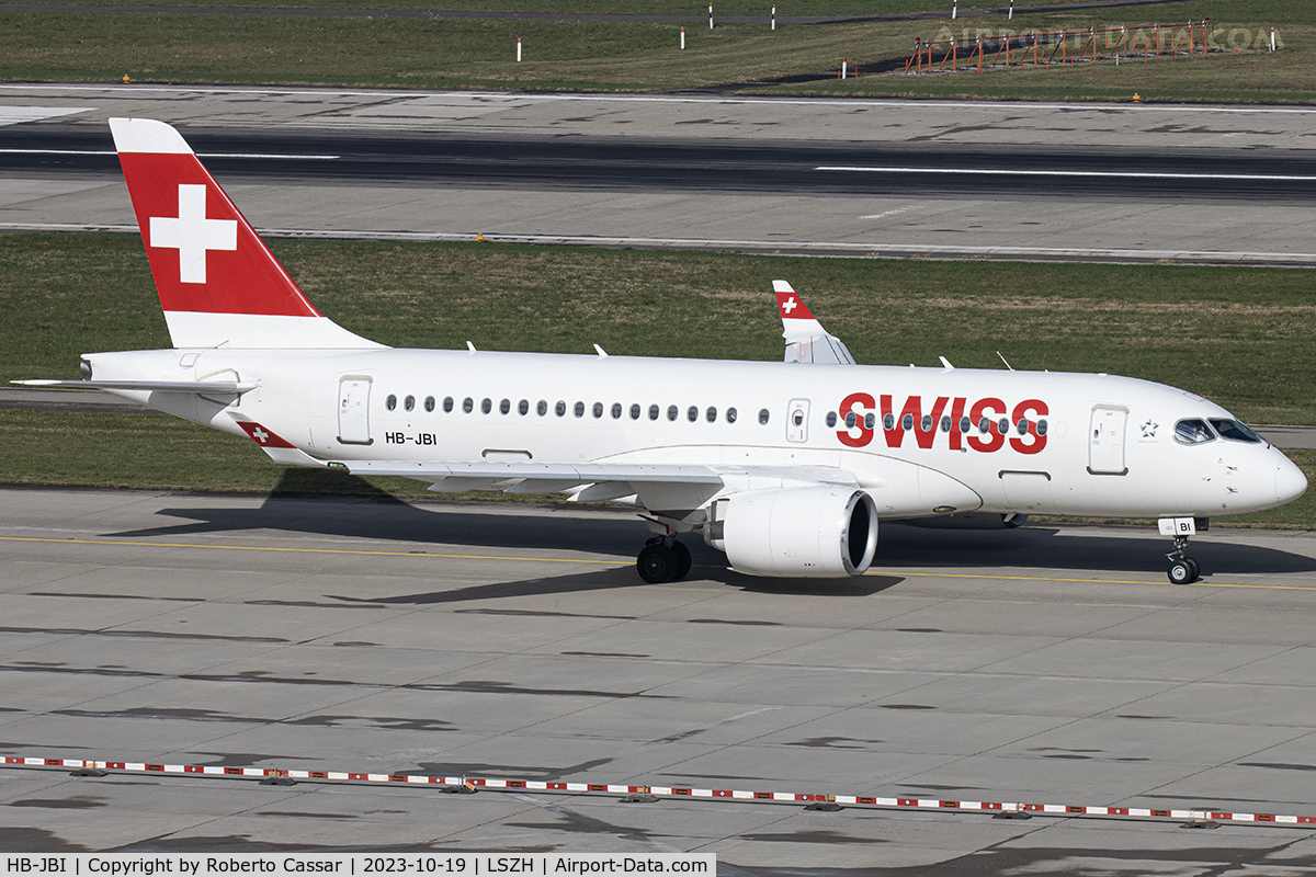 HB-JBI, 2019 Airbus A220-100 C/N 50018, Zurich Airport