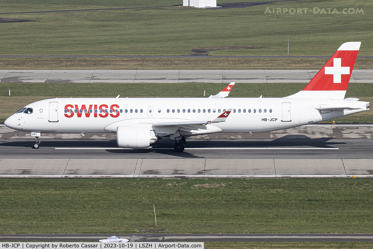 HB-JCP, 2018 Airbus A220-300 C/N 55036, Zurich Airport