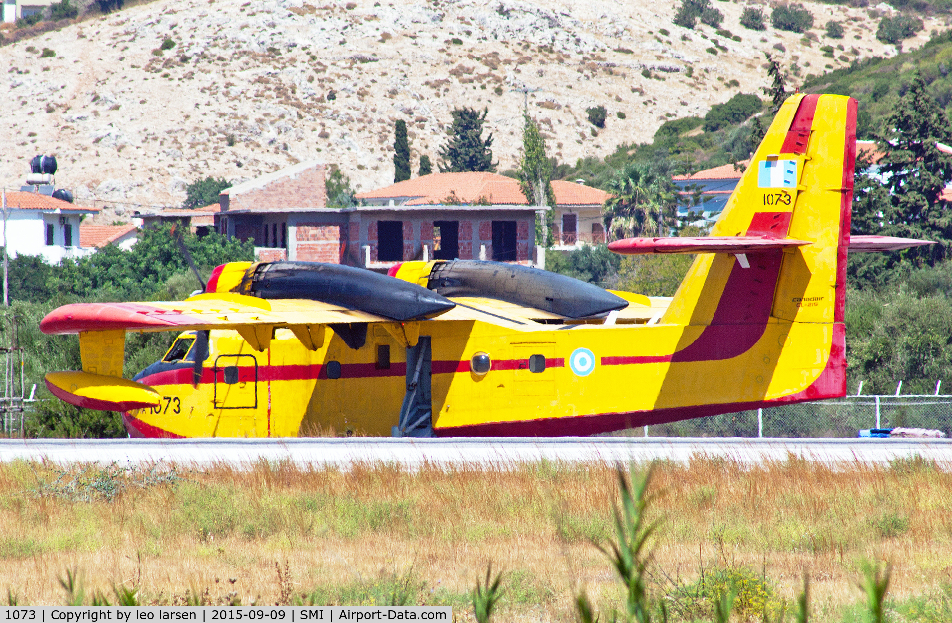 1073, Canadair CL-215-1A10 C/N 1073, Samos 9.9.2015