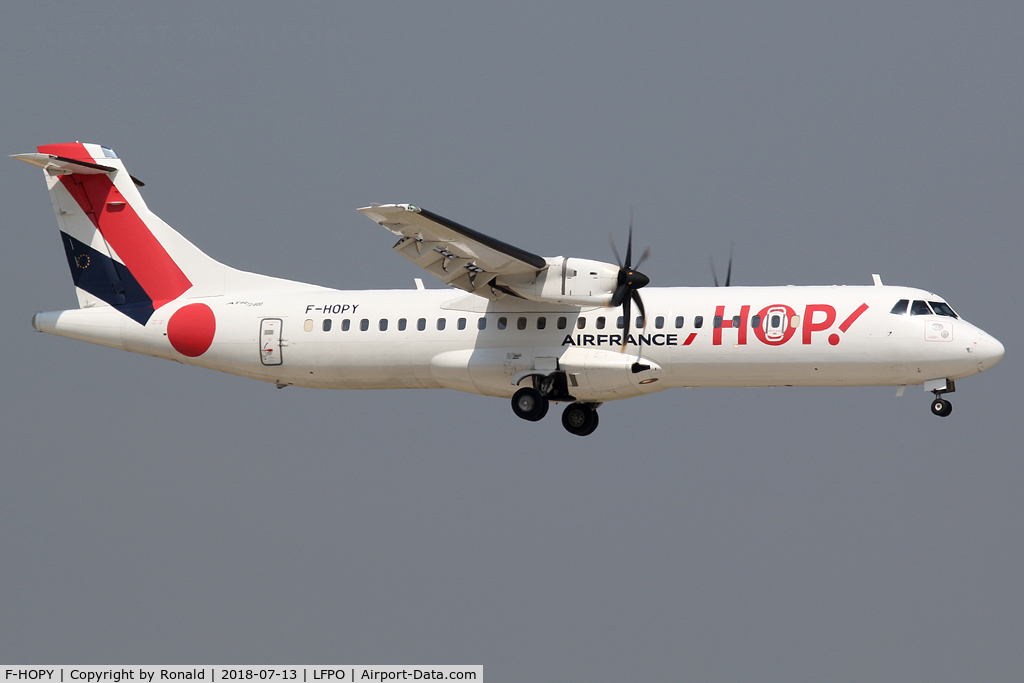 F-HOPY, 2015 ATR 72-212A C/N 1237, at orly
