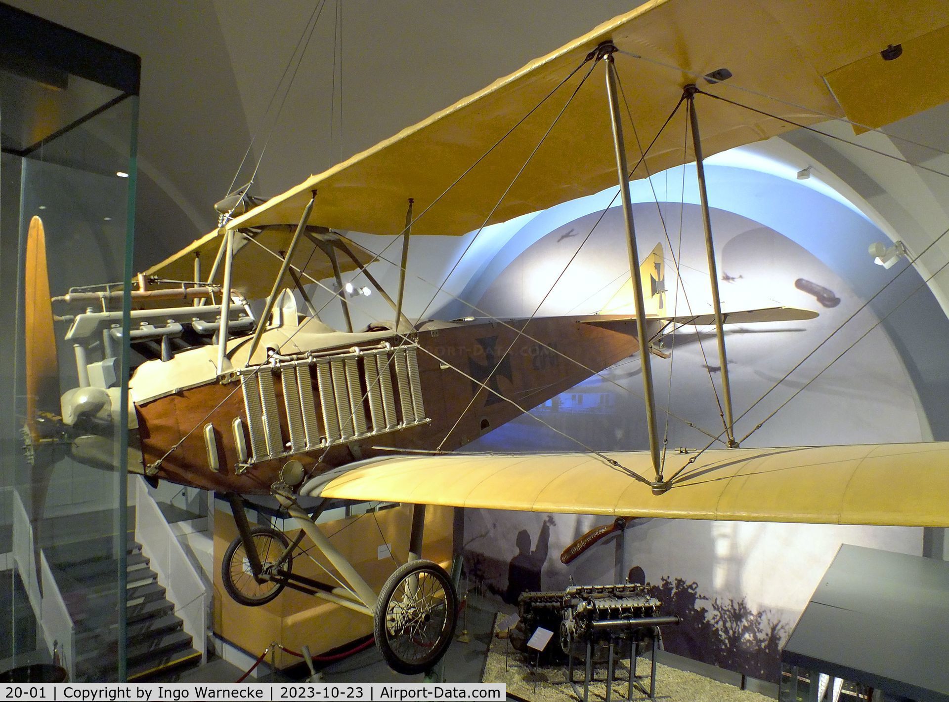 20-01, 1914 Albatros B II C/N 01, Albatros B II first prototype at the Heeresgeschichtliches Museum (HGM, Museum of Military History), Wien (Vienna)