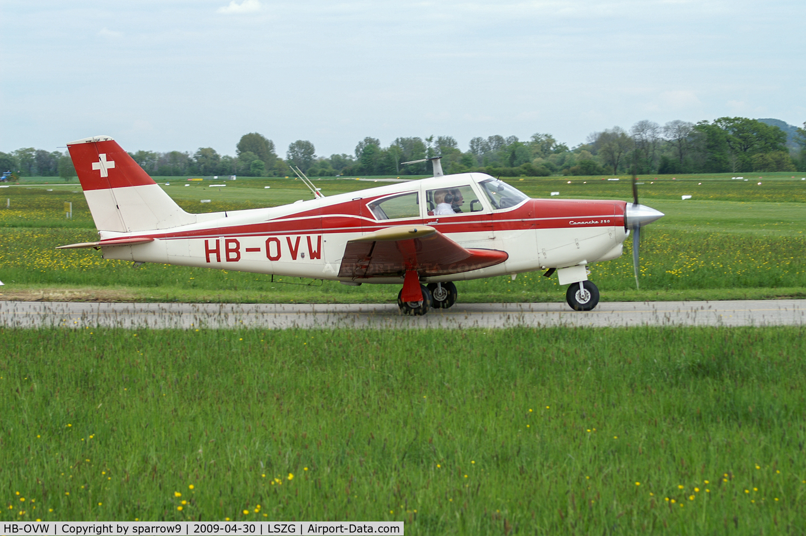 HB-OVW, 1963 Piper PA-24-250 Comanche Comanche C/N 24-3498, At Grenchen. HB-registered from 1963-09-02 until 2019-10-10.