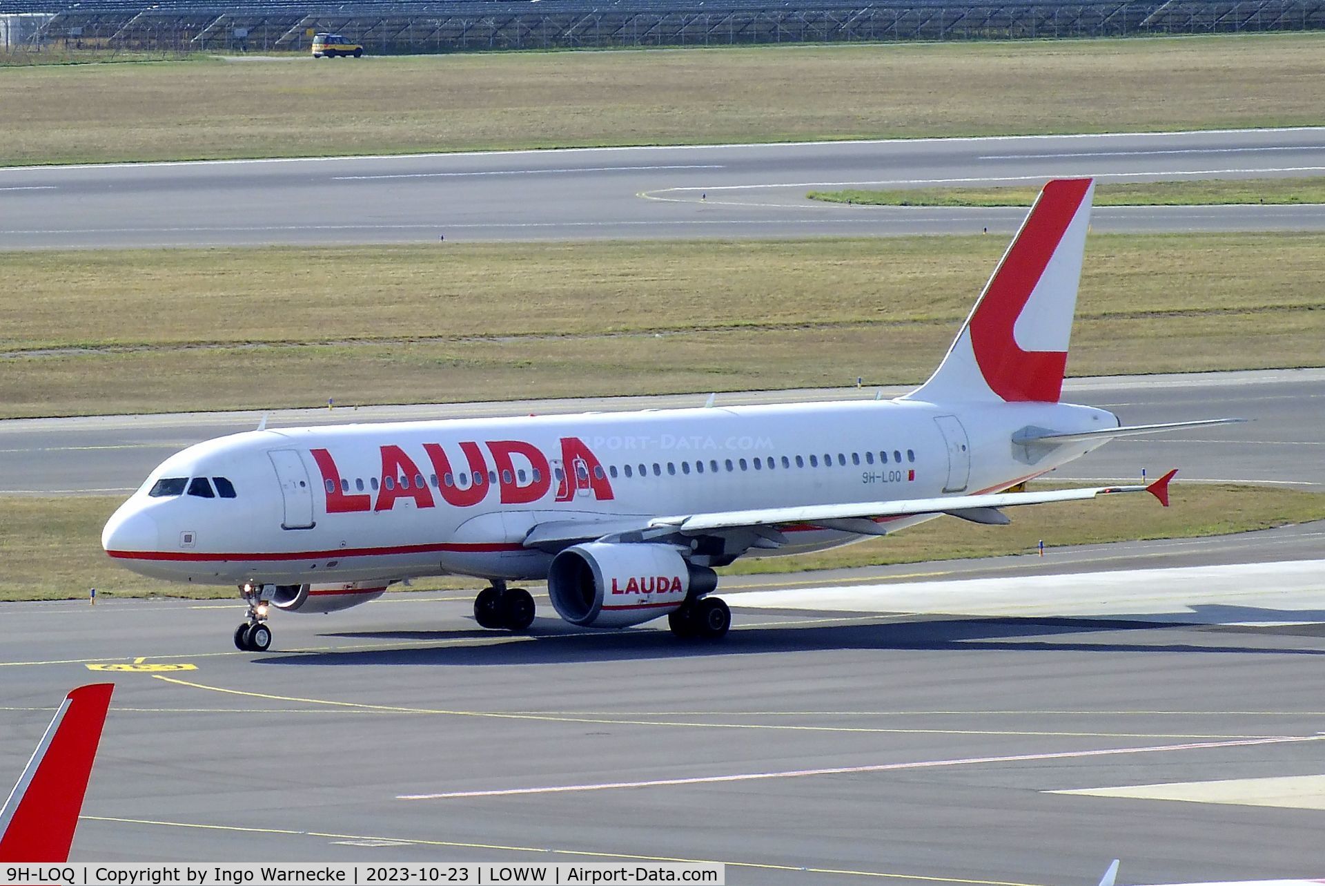 9H-LOQ, 2007 Airbus A320-214 C/N 3131, Airbus A320-214 of Lauda Europe at Wien-Schwechat airport