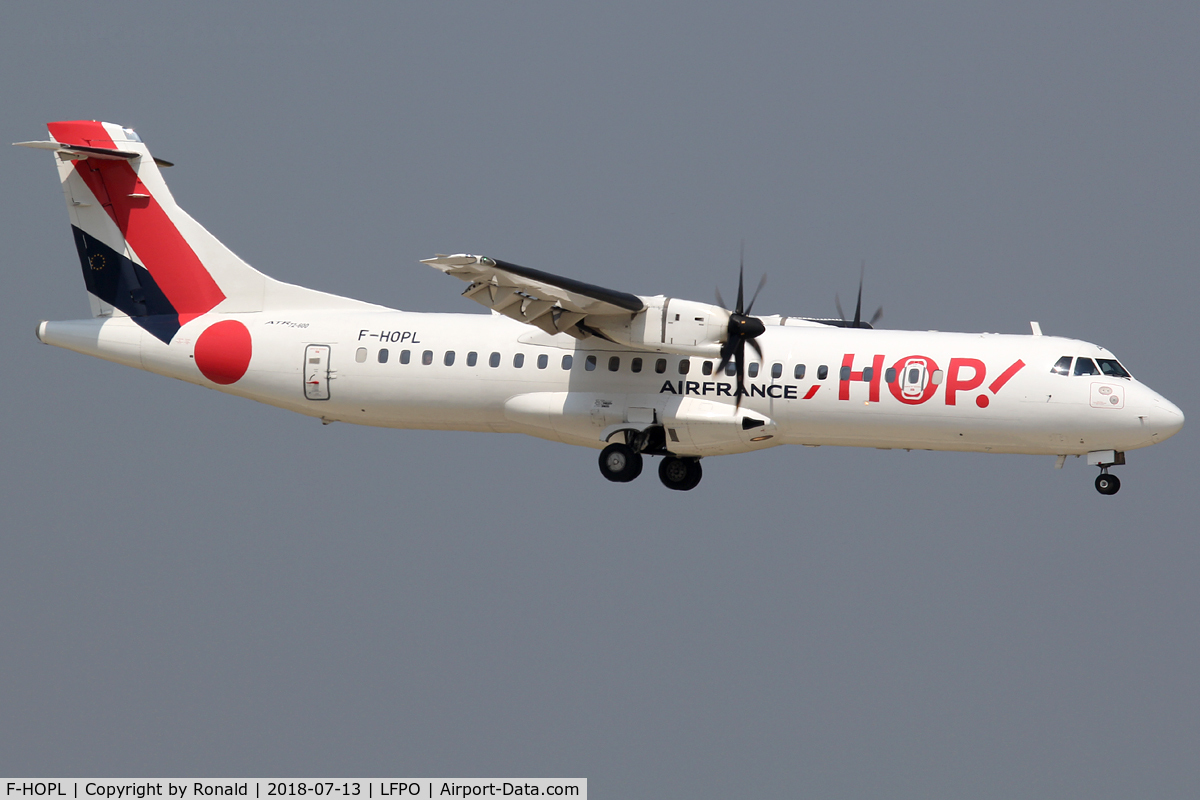 F-HOPL, 2015 ATR 72-600 C/N 1283, at orly
