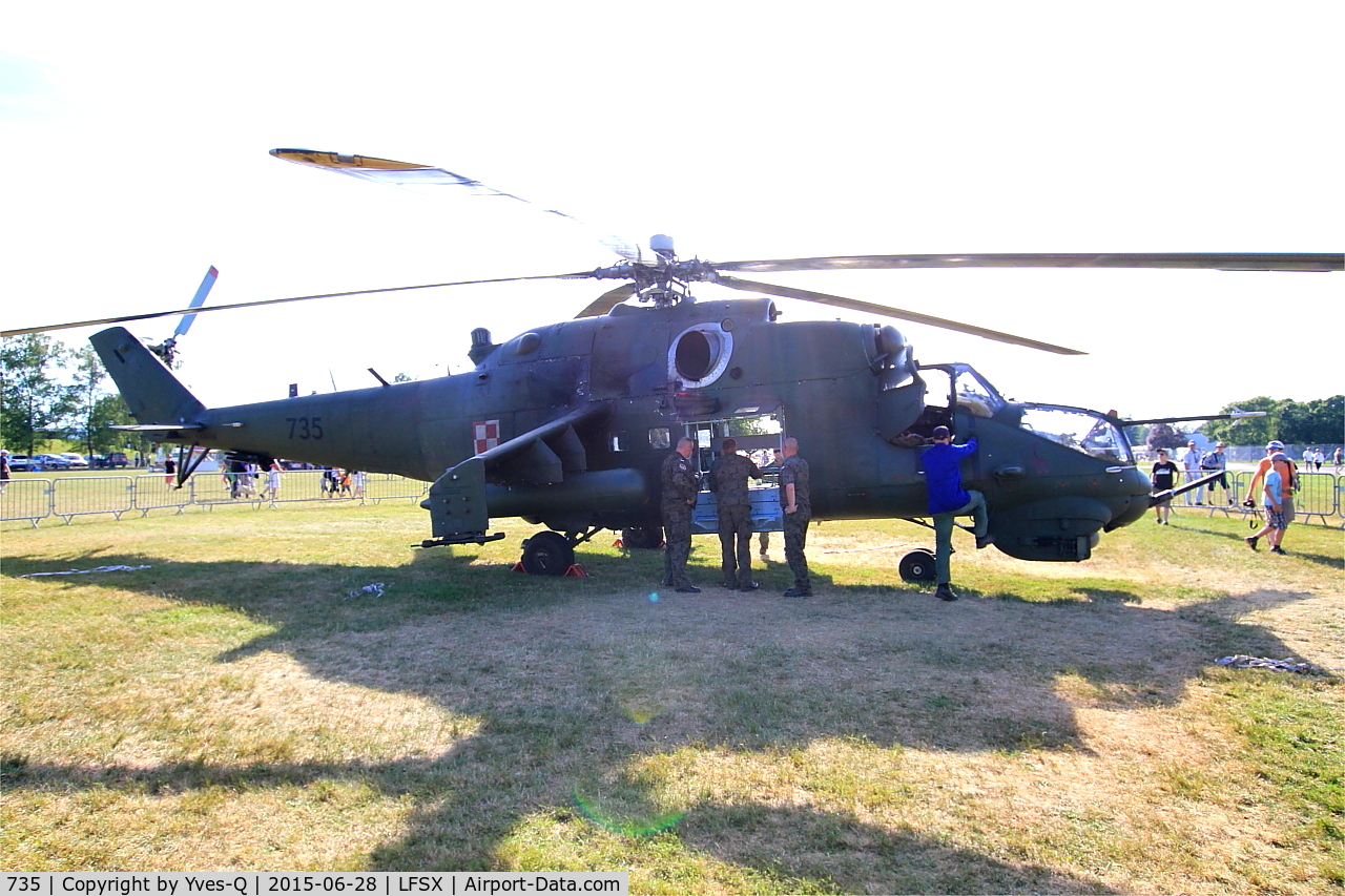 735, 1986 Mil Mi-24V Hind E C/N 410735, Mil Mi-24V Hind E, Static display, Luxeuil-Saint Sauveur Air Base 116 (LFSX)