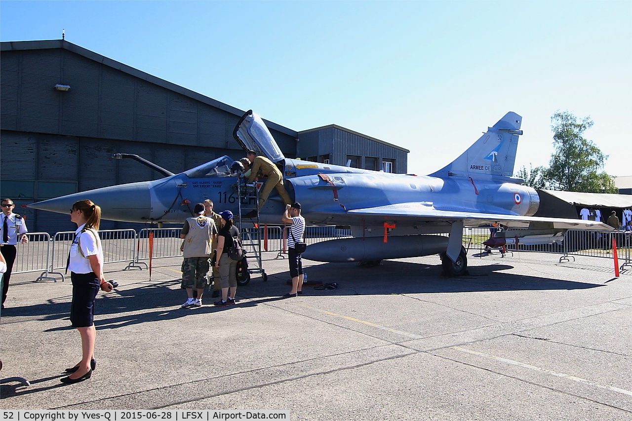 52, Dassault Mirage 2000-5F C/N 240, Dassault Mirage 2000-5F, Static display, Luxeuil-St Sauveur Air Base 116 (LFSX)