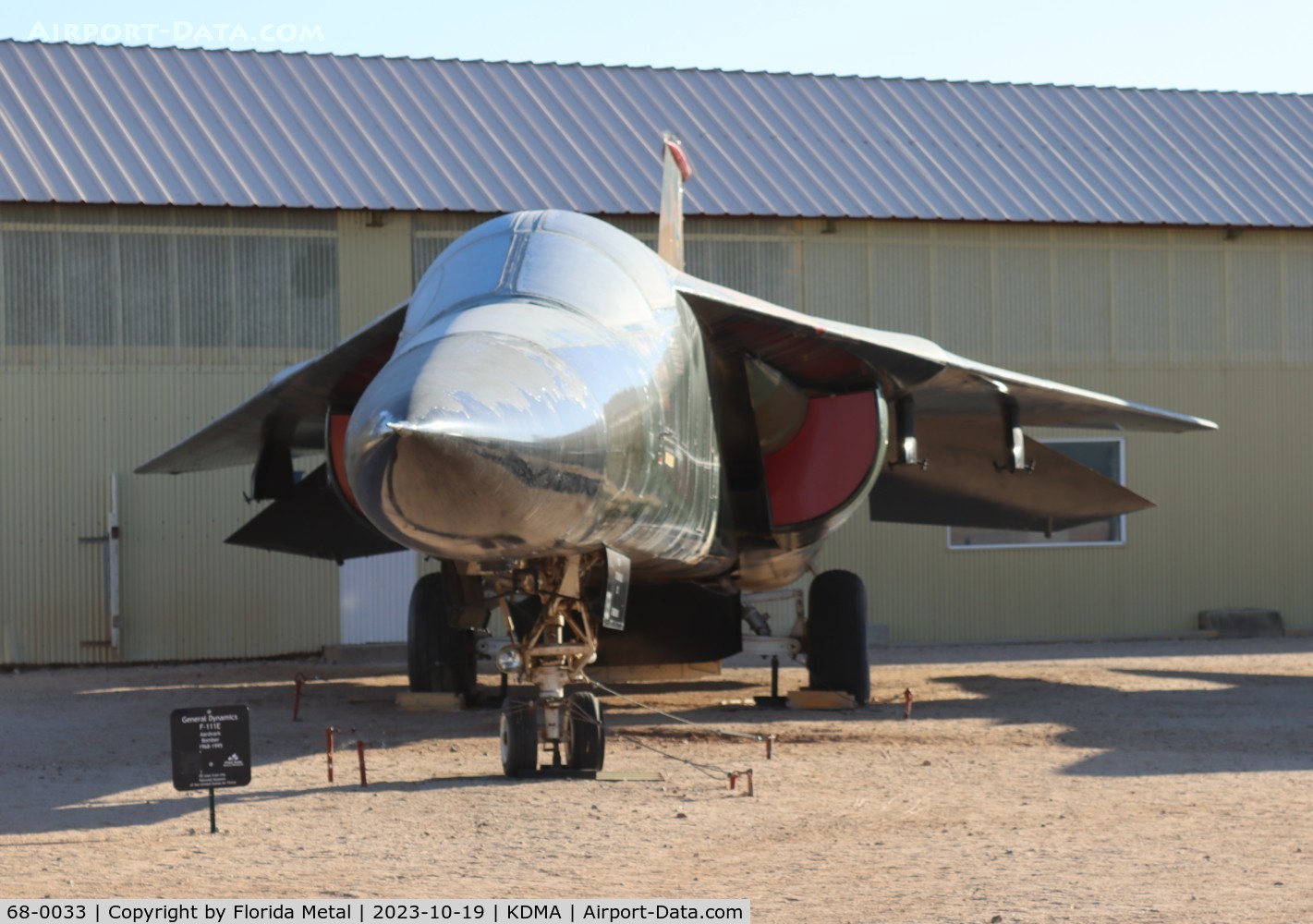 68-0033, 1968 General Dynamics F-111E Aardvark C/N A1-202, F-111 zx