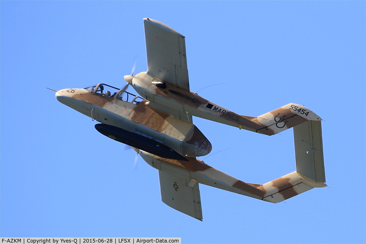 F-AZKM, 1971 North American OV-10B Bronco C/N 338-9 (305-65), North American OV-10B Bronco, On display, Luxeuil-St Sauveur Air Base 116 (LFSX)