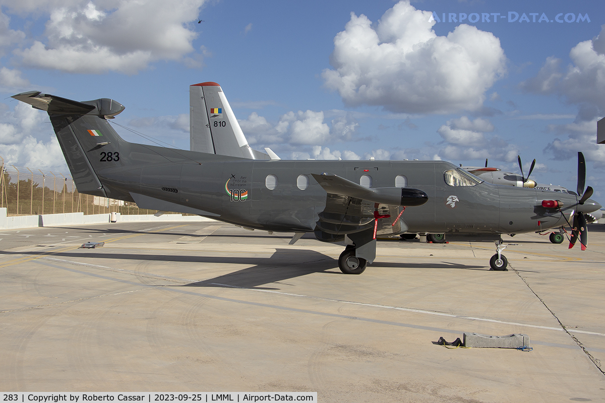 283, Pilatus PC-12NG Spectre C/N 1844, Malta International Airshow 2023