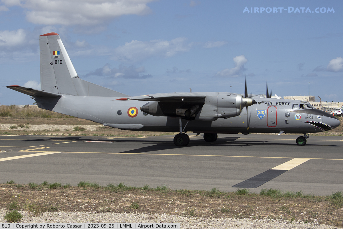 810, 1985 Antonov An-26 C/N 13810, Malta International Airshow 2023