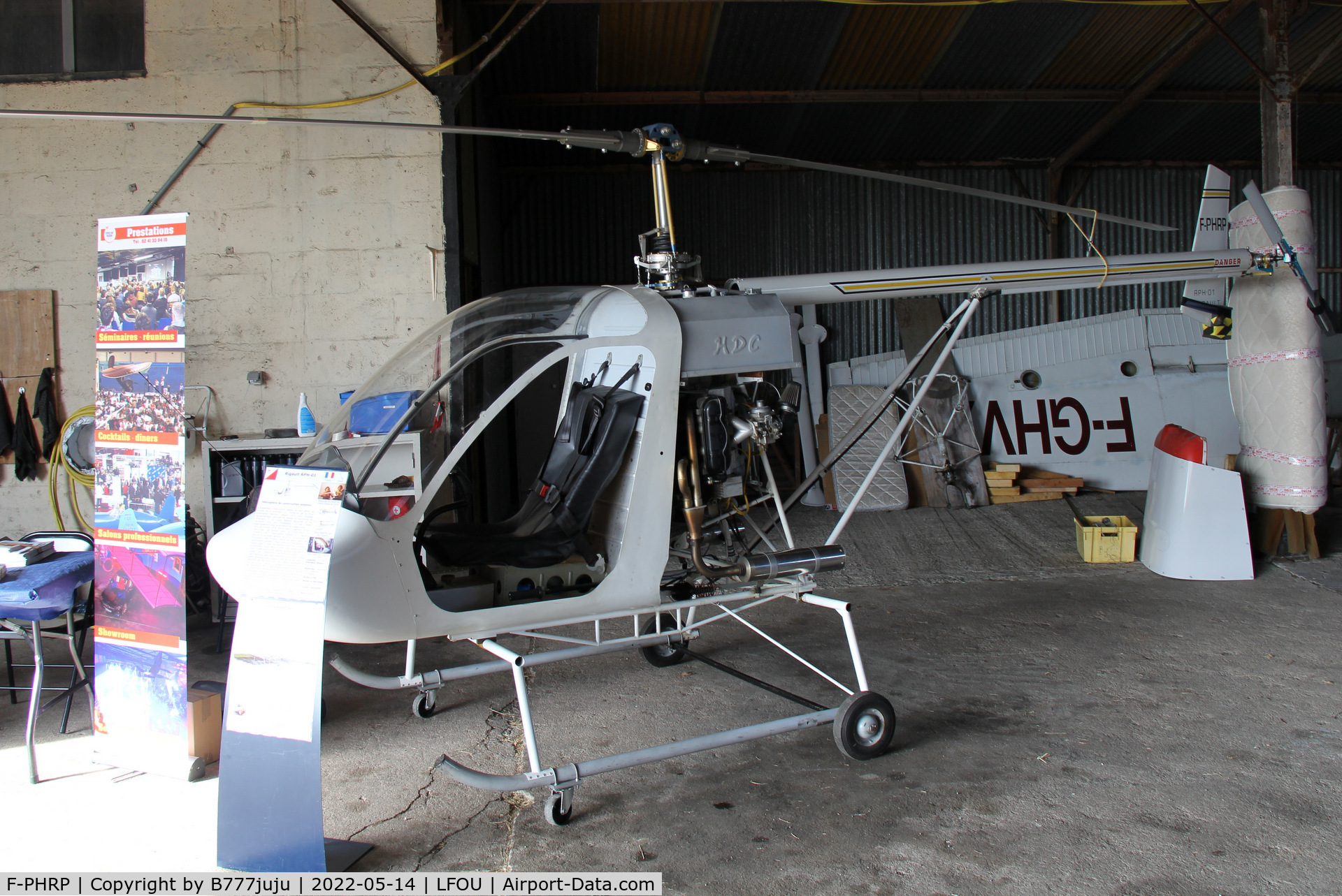 F-PHRP, Paul Rigault RPH01 C/N 01, at Helico 2022 Cholet