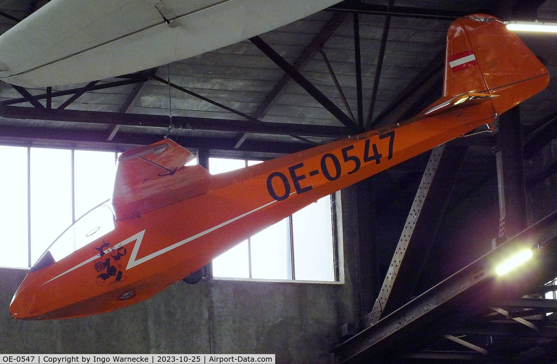 OE-0547, Scheibe L-Spatz 55 C/N R232/H244, Scheibe L-Spatz 55 at the Militärluftfahrt-Museum (Museum of Austrian Military Aviation), Zeltweg