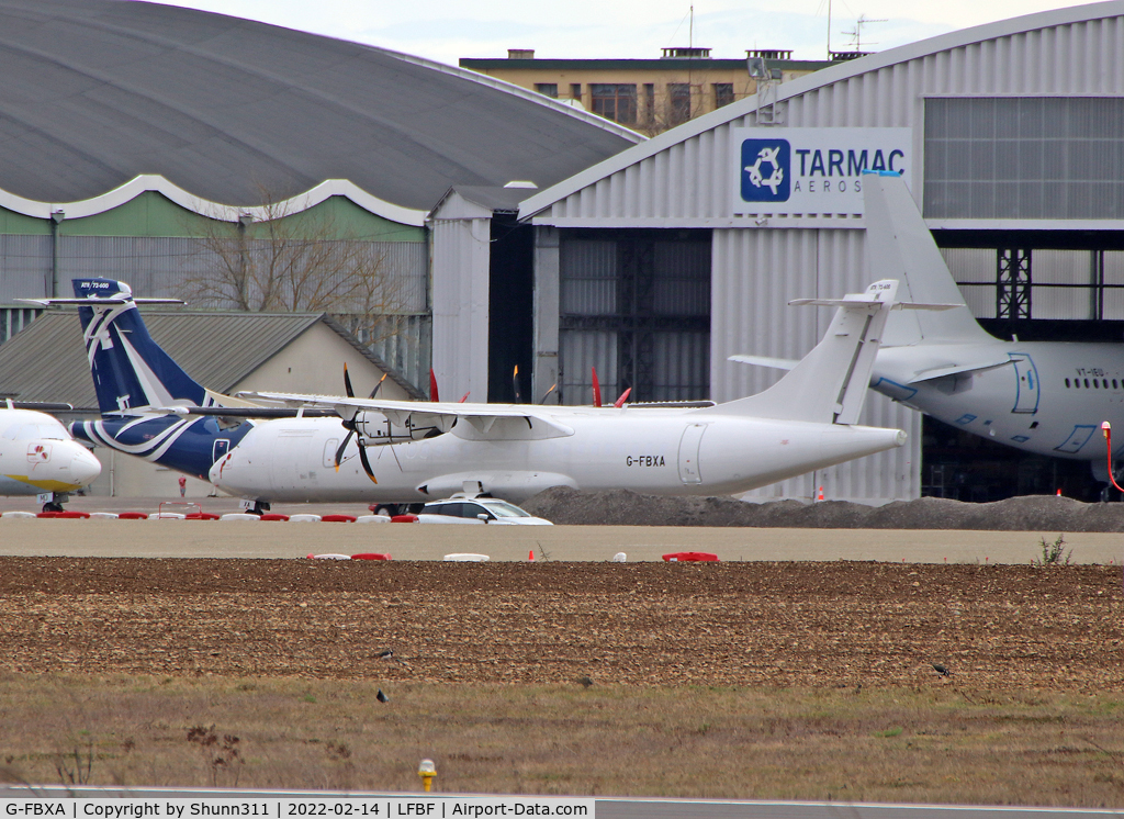G-FBXA, 2015 ATR 72-212A C/N 1260, Parked @LFBF in all white c/s without titles. Returned...