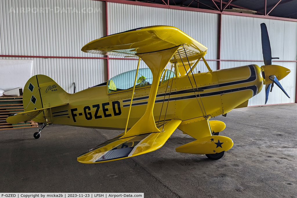 F-GZED, Pitts S-2A Special C/N 2063, Parked