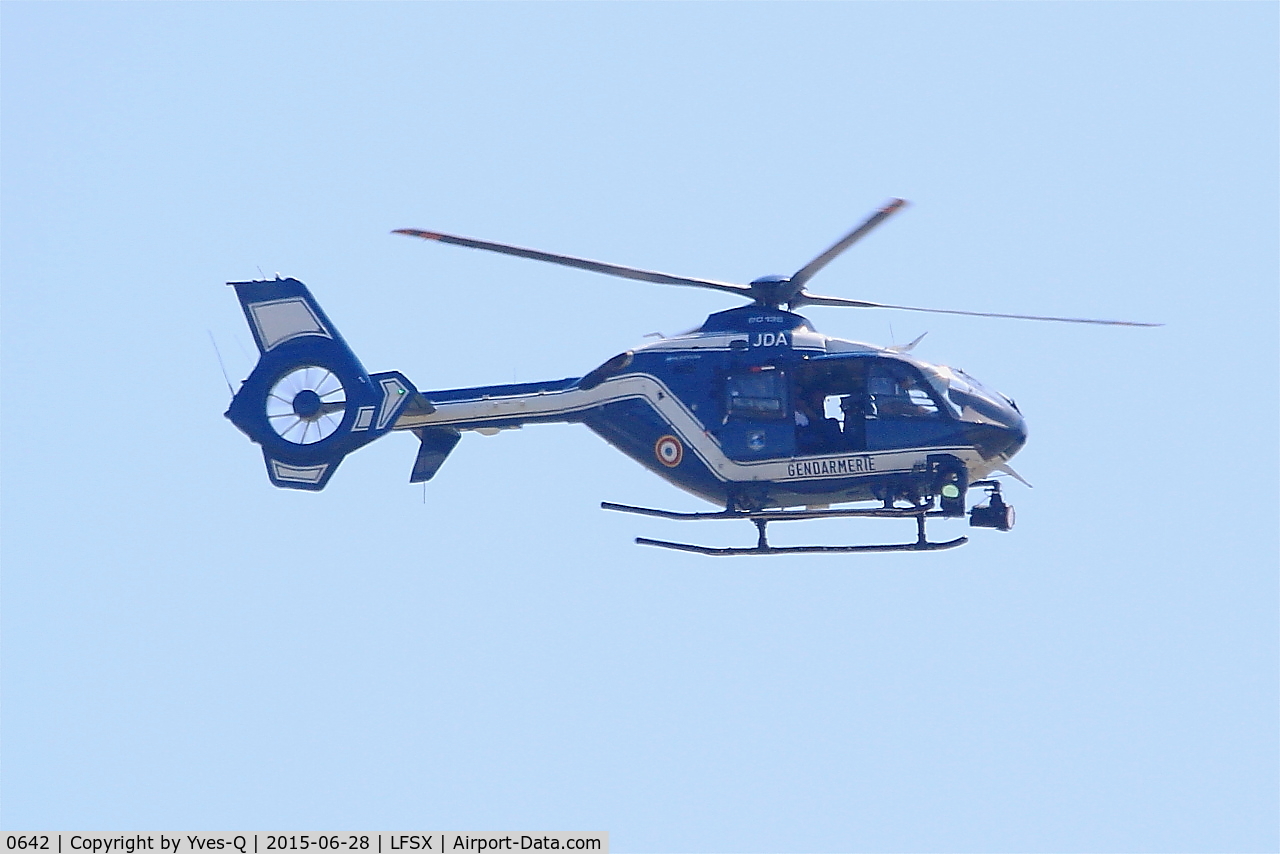 0642, 2008 Eurocopter EC-135T-2 C/N 0642, Eurocopter EC-135T-2, protection of Luxeuil-St Sauveur Air Base 116 (LFSX)