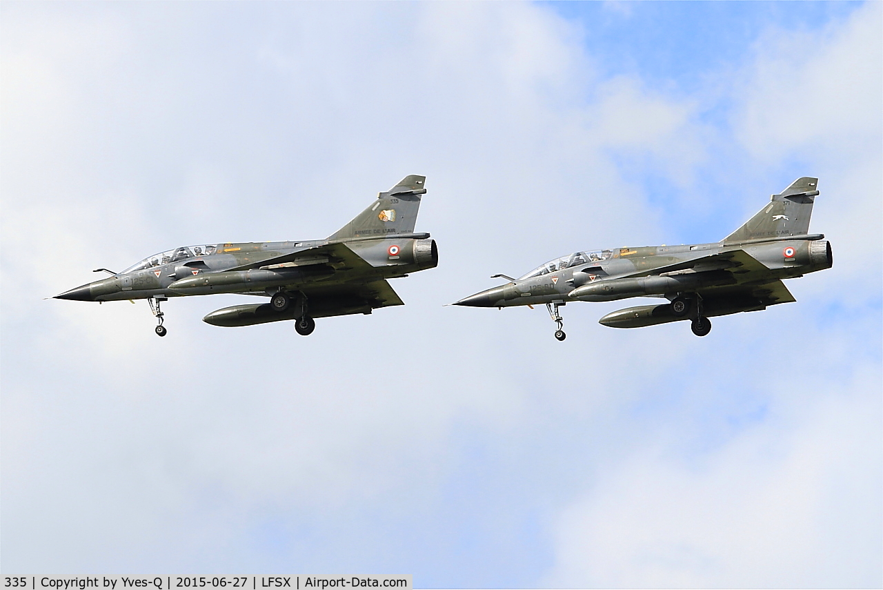 335, Dassault Mirage 2000N C/N 261, Dassault Mirage 2000N (125-CI), Short approach rwy 29, Luxeuil-St Sauveur Air Base 116 (LFSX)