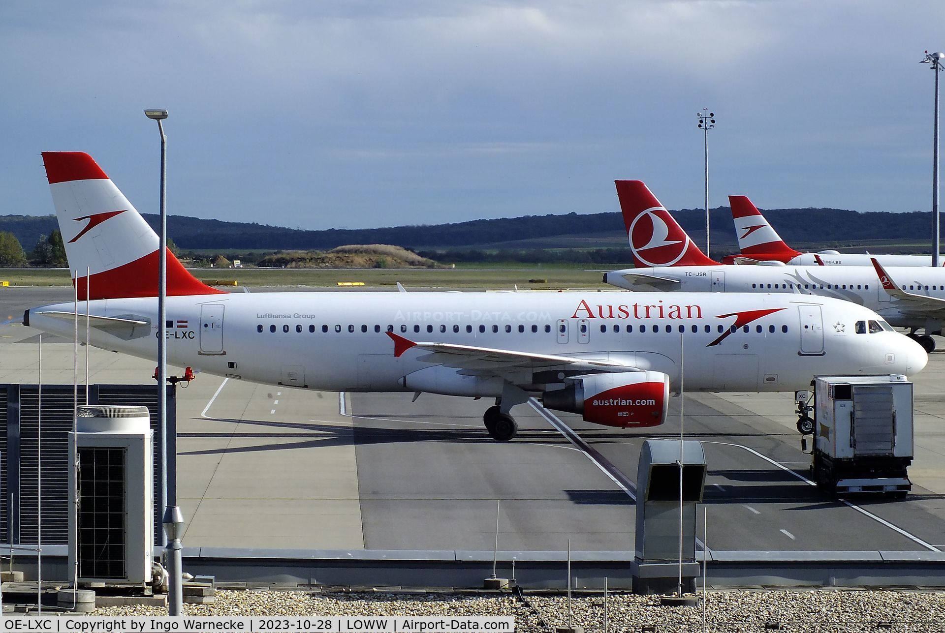 OE-LXC, 2008 Airbus A320-216 C/N 3502, Airbus A320-216 of Austrian Airlines at Wien-Schwechat airport