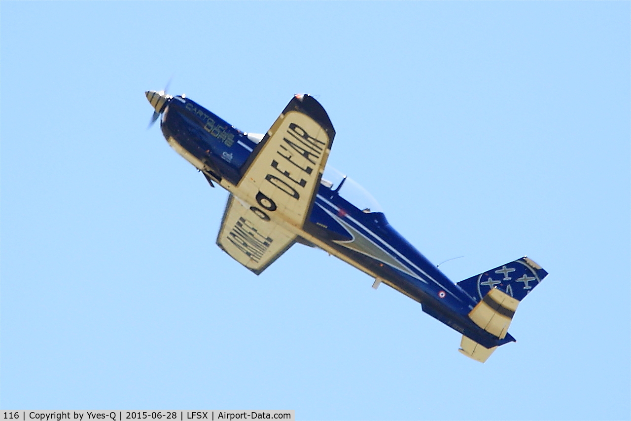 116, Socata TB-30 Epsilon C/N 116, Socata TB-30 Epsilon, French Air Force aerobatic team, Luxeuil-Saint Sauveur Air Base 116 (LFSX)