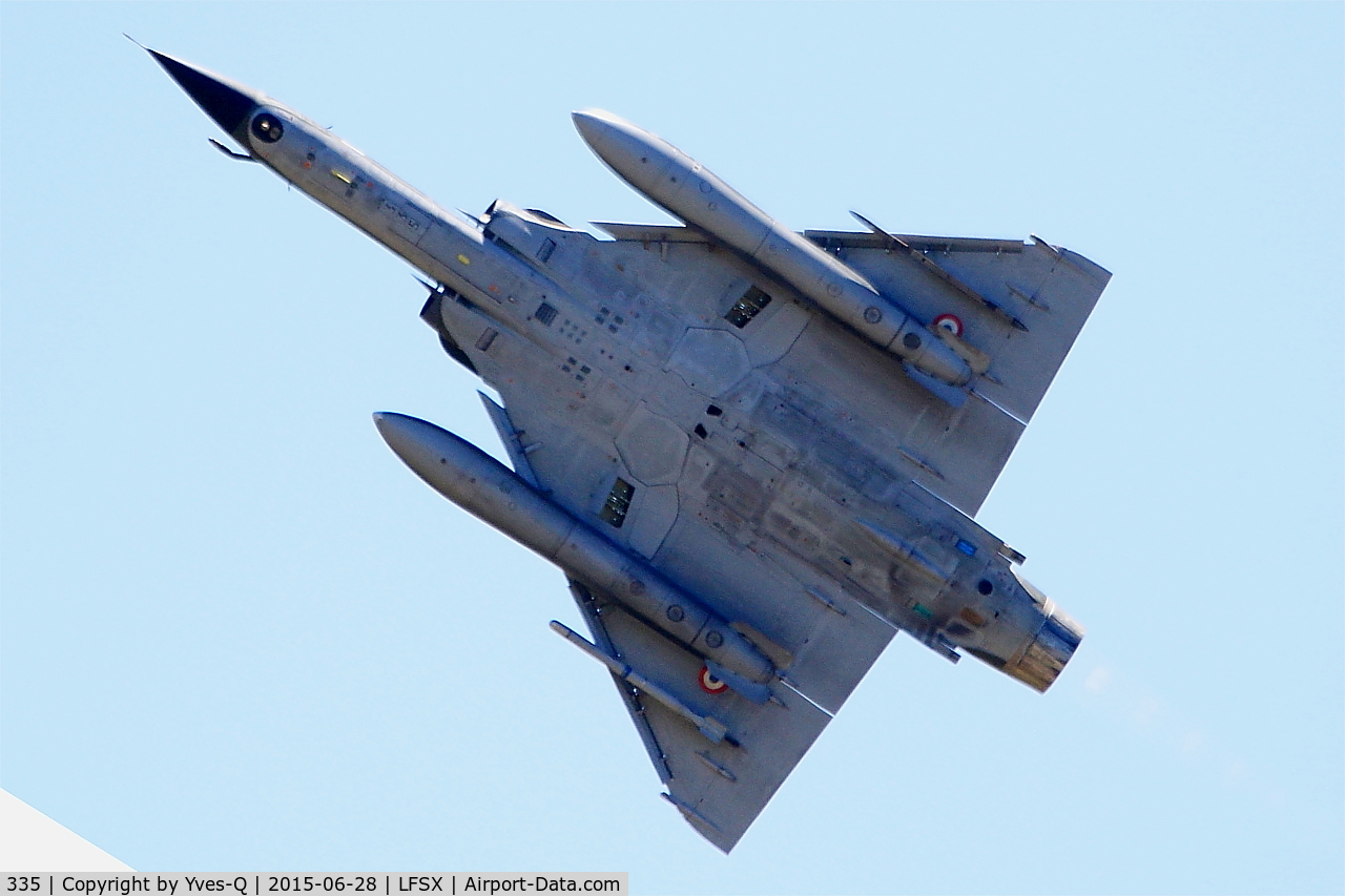 335, Dassault Mirage 2000N C/N 261, Dassault Mirage 2000N (125-CI), Ramex Delta Tactical display, Luxeuil-St Sauveur Air Base 116 (LFSX)