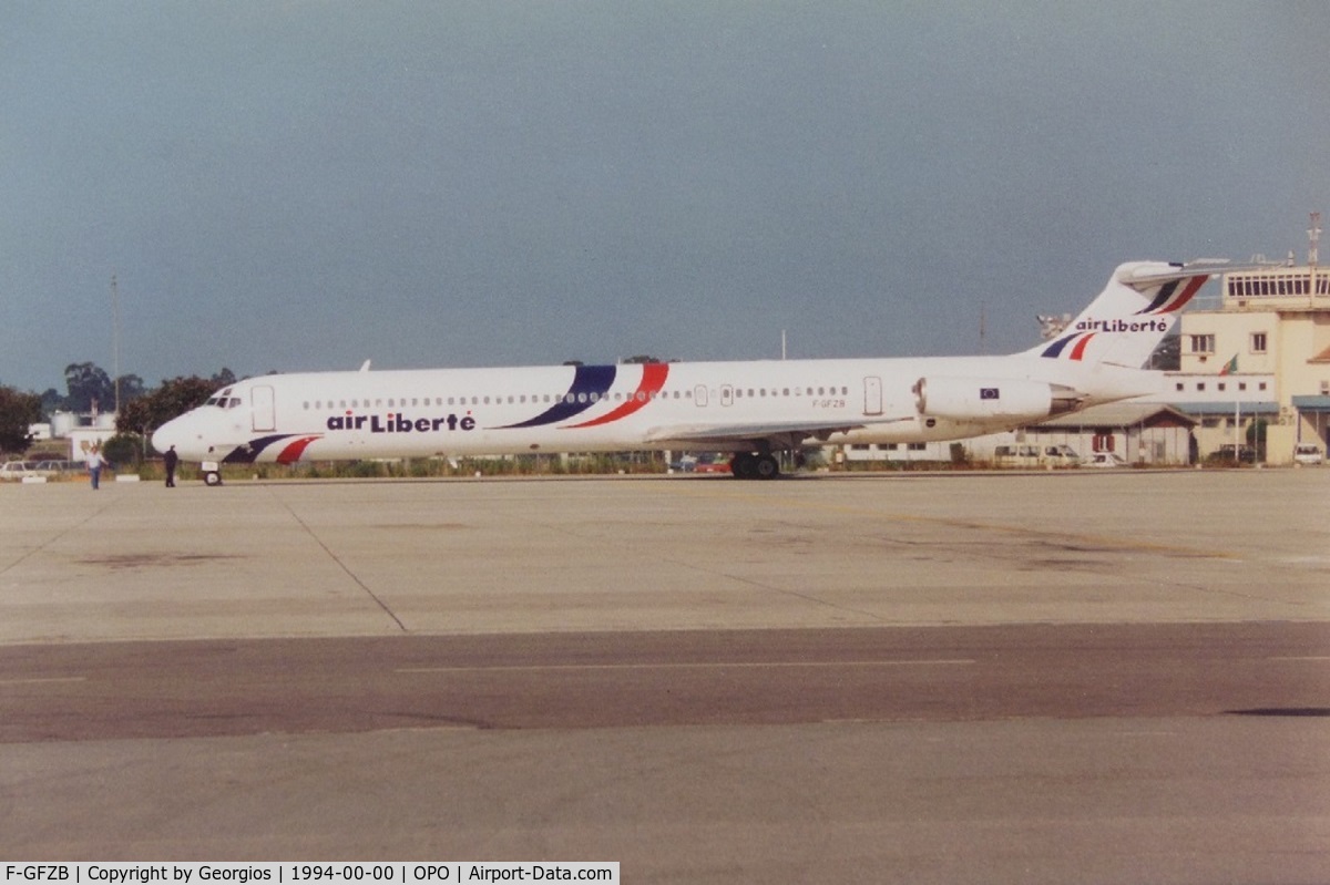 F-GFZB, 1988 McDonnell Douglas MD-83 (DC-9-83) C/N 49707, Porto Airport 1994
