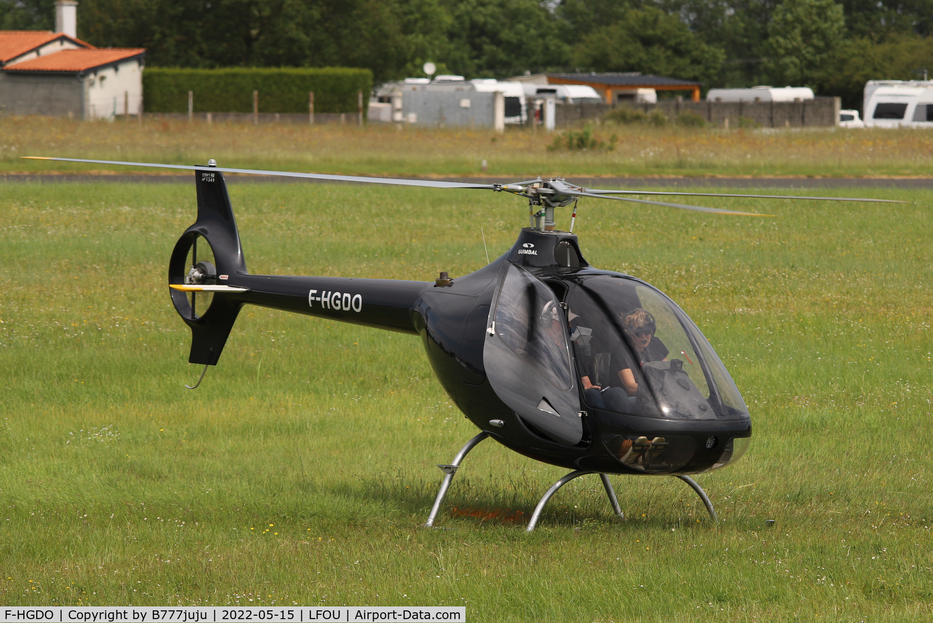 F-HGDO, 2021 Guimbal Cabri G2 C/N 1249, at Helico 2022 Cholet