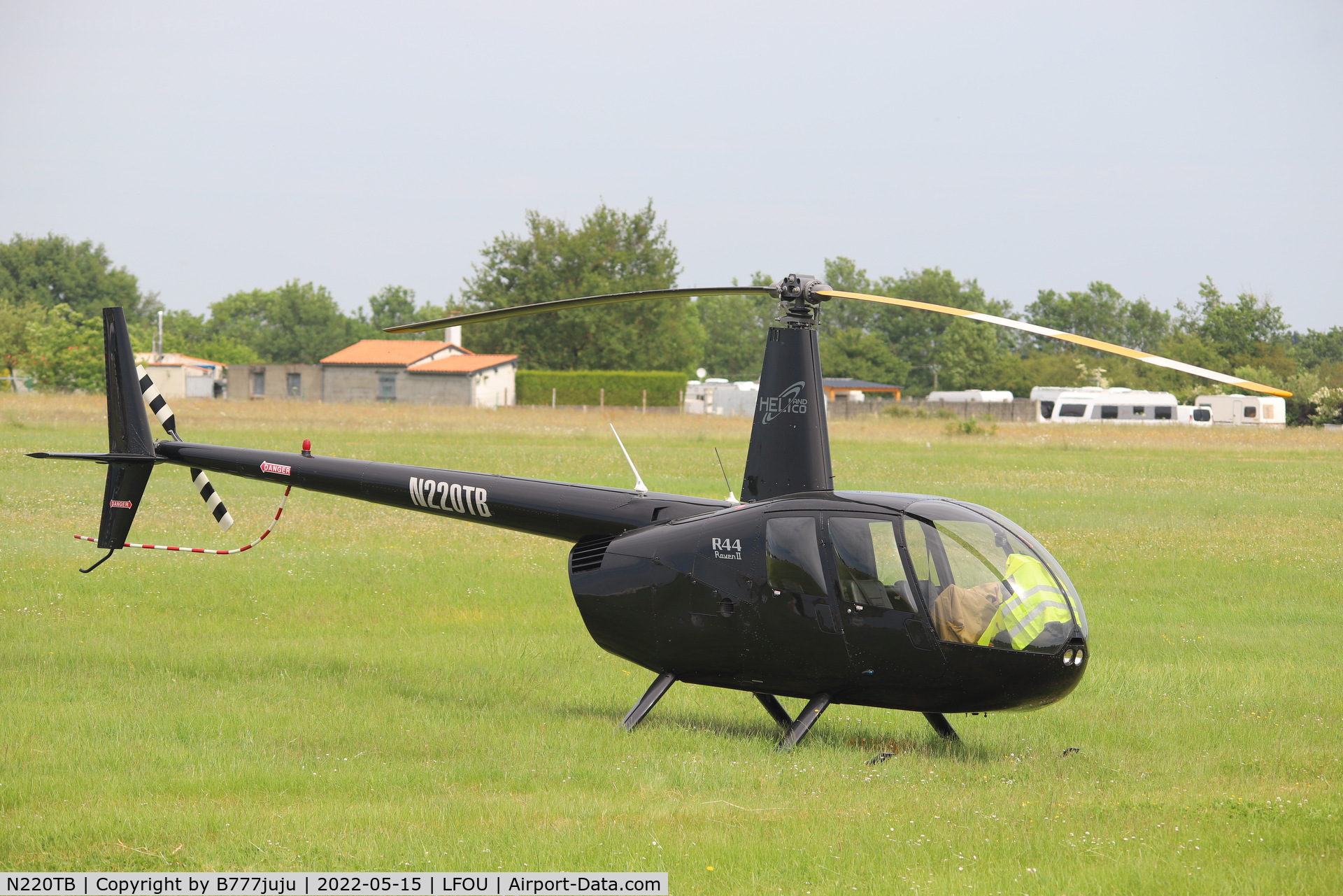 N220TB, 2006 Robinson R44 Raven II C/N 11445, at Helico 2022 Cholet