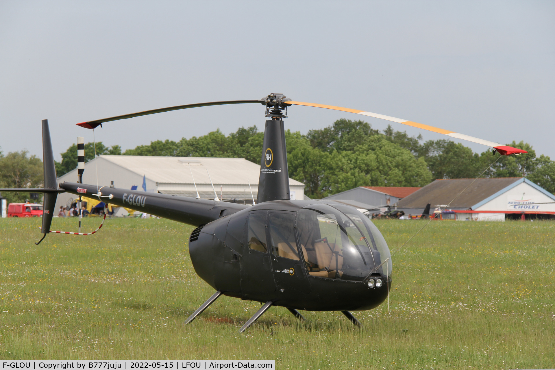 F-GLOU, Robinson R44 C/N 0032, at Helico 2022 Cholet