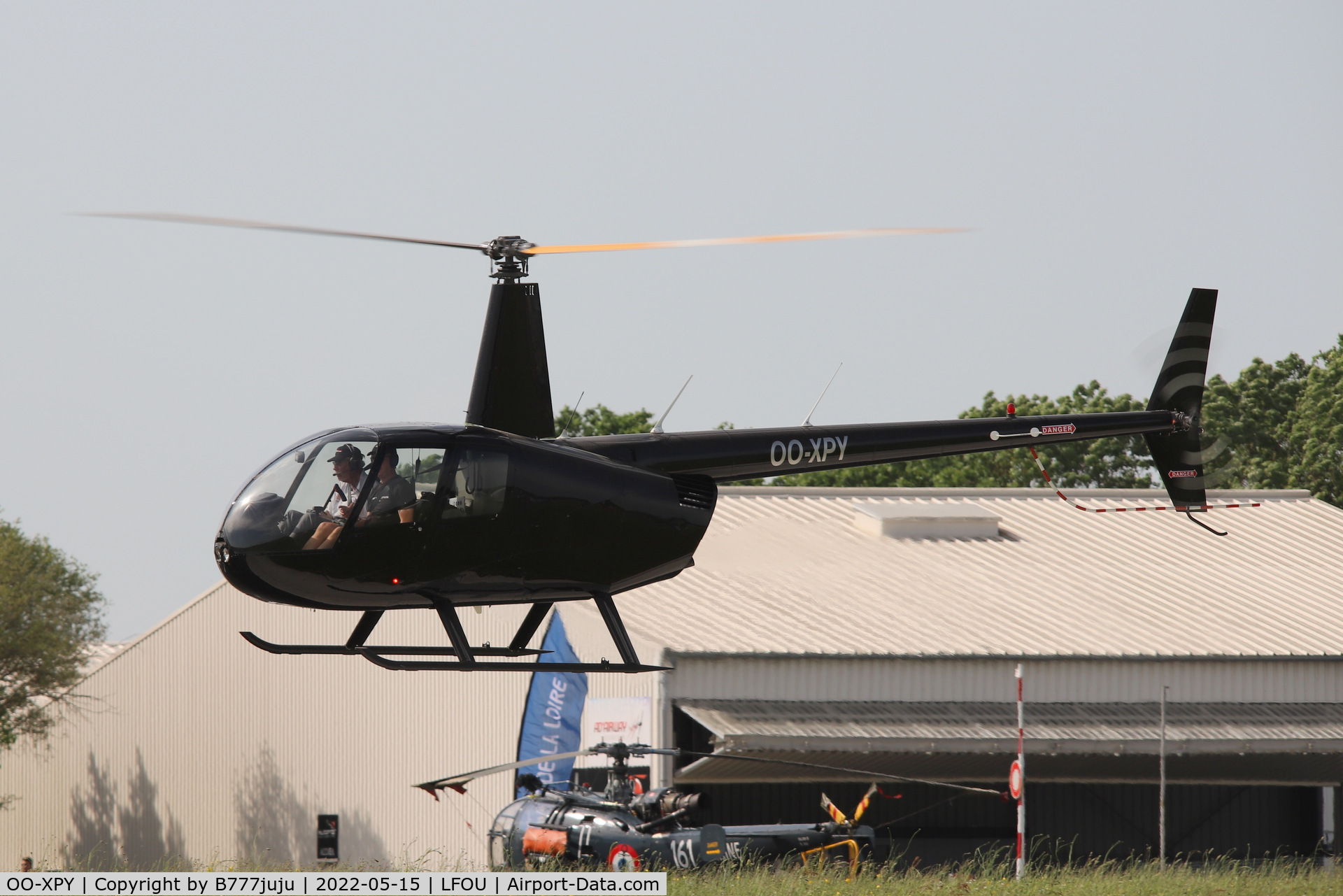 OO-XPY, 2005 Robinson R44 Clipper II C/N 10850, at Helico 2022 Cholet