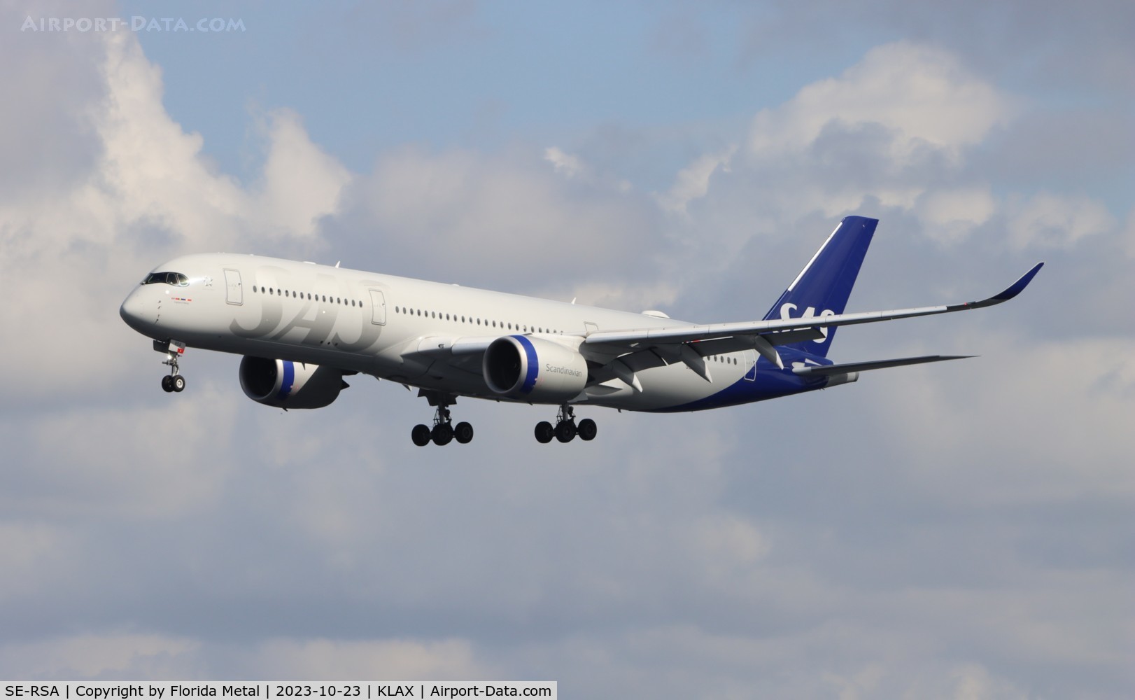 SE-RSA, 2019 Airbus A350-941 C/N 358, SAS A359 zx CPH-LAX