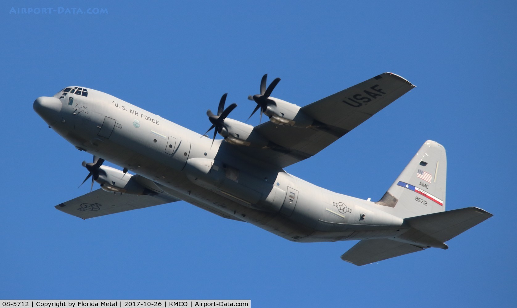 08-5712, 2008 Lockheed Martin C-130J-30 Super Hercules C/N 382-5712, MCO zx Airlift and Tanker Convention 2017