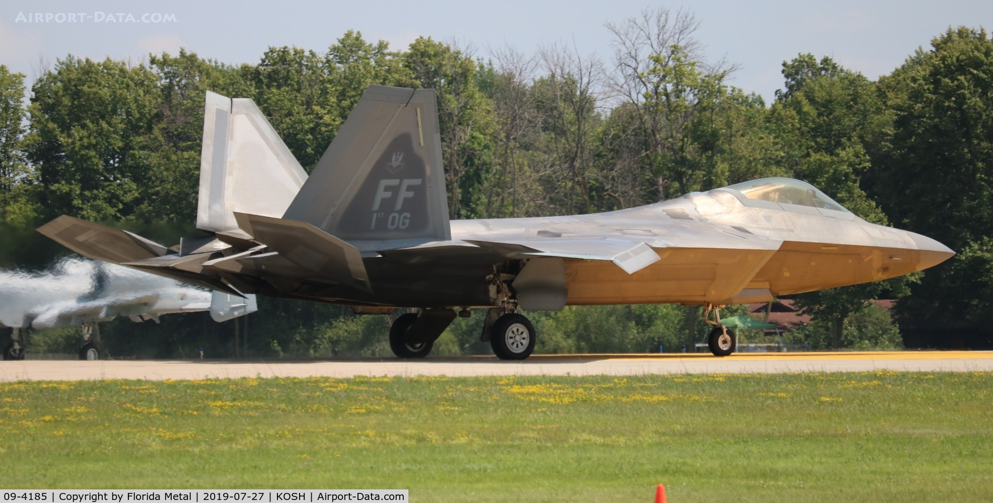 09-4185, Lockheed Martin F-22A Raptor C/N 4185, OSH 2019 zx