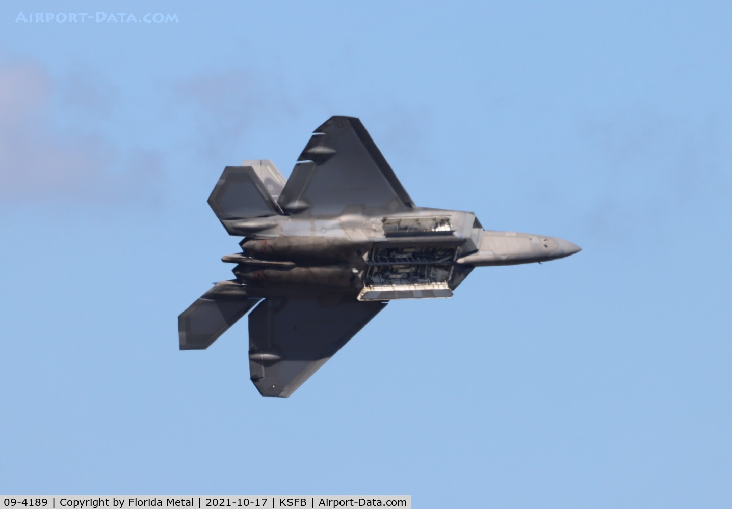 09-4189, 2009 Lockheed Martin F-22A Raptor C/N 645-4189, Sanford 2021 zx